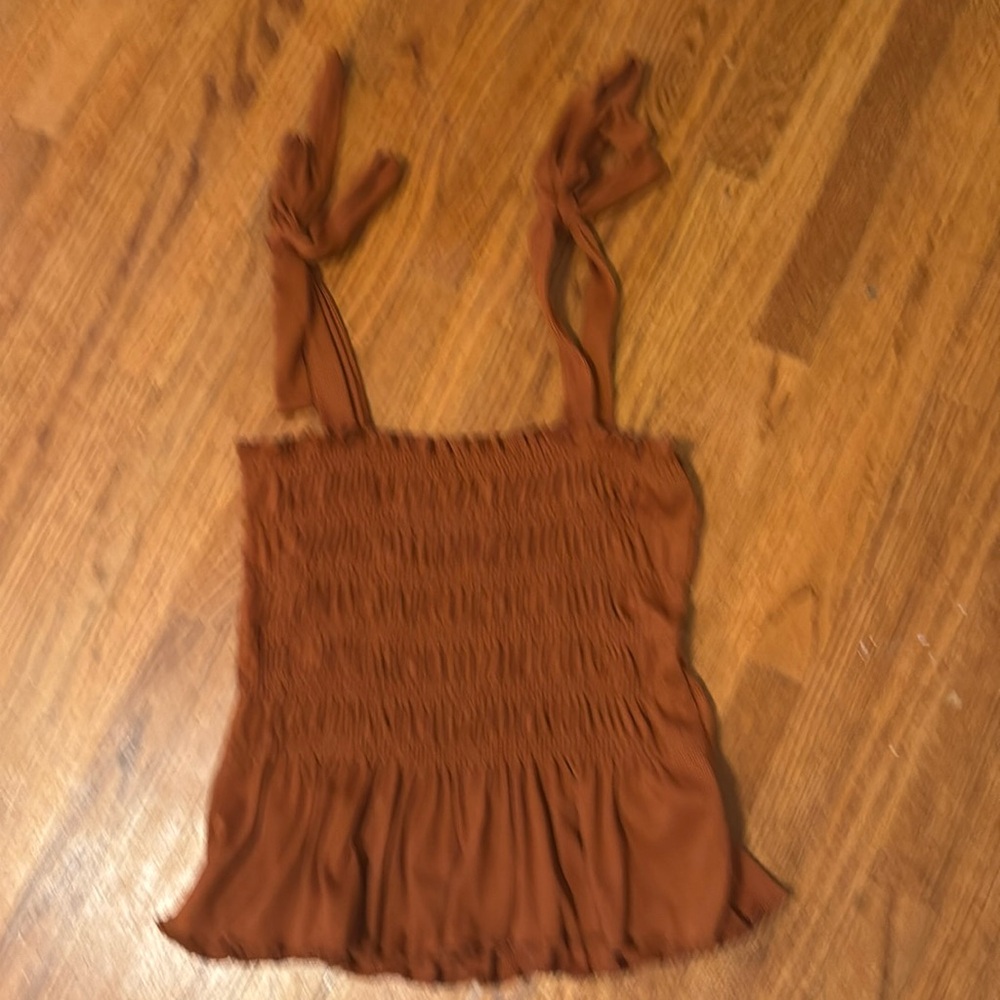 Altar’d State top, rust, small